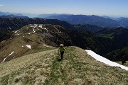63 Dalla ripida salita finale vista sul percorso fatto